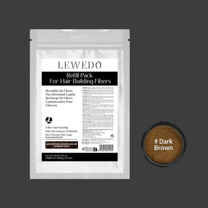 Hair Fiber 100g Keratin Hair Fiber Thickening powder Hair Building Fibers Powder Hair Loss Instant Regrowth Powder Refill Bag