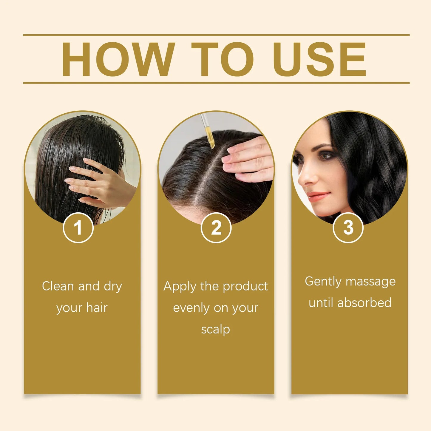 Darkening Hair Oil Blackening Natural Black Color Cleansing Strengthen Nourishment Repairing White Grey Hair Caring Essence Oil