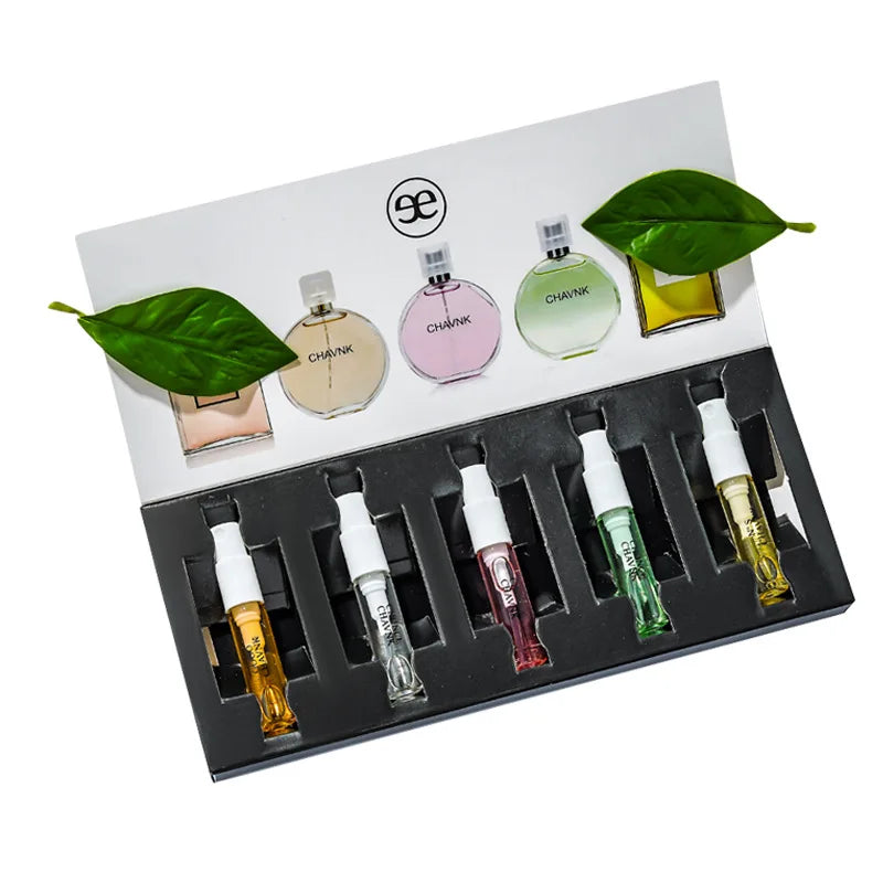 5*3ml original women's perfume gift Box five-piece set fresh and long-lasting fragrance plant floral fragrance eau de Toilette