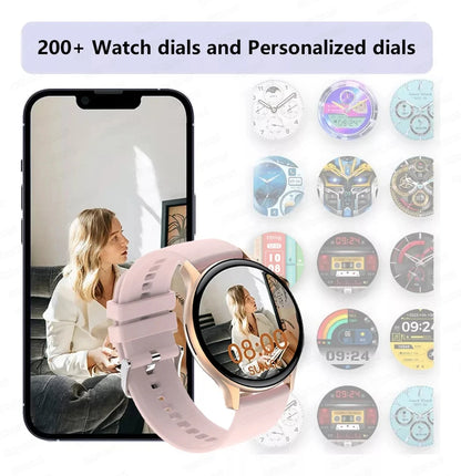 2024 New NFC Smart Watch Women 1.43 Inch AMOLED 466*466 HD Screen Always Display Sport Watch Women Bluetooth Call GPS Smartwatch
