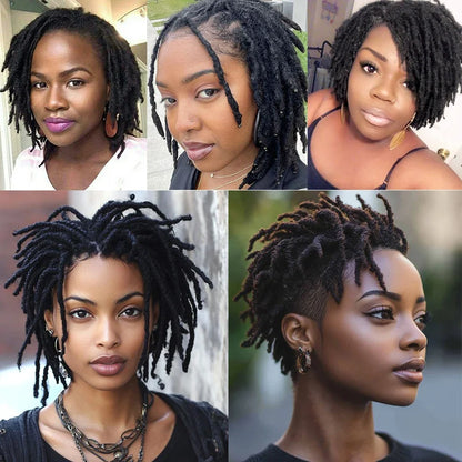 Afro Kinky Bulk Hair 100% Human Hair For Dreadlocks Twist Braid Hair Extension Natrual Black Color 30g 1pc 8-12 Inches