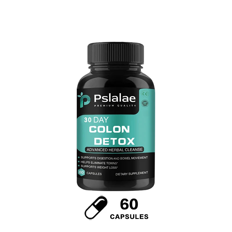 60-Day Colon Detox - Intestinal Health, Colon Cleansing & Detoxification, Promotes Bowel Movements