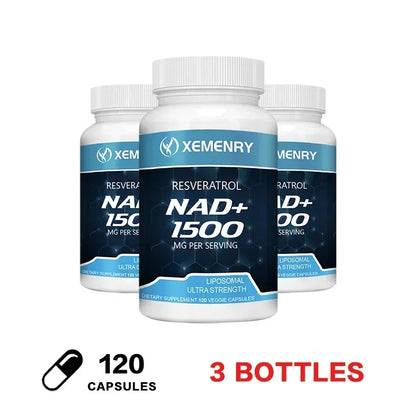 NAD + Resveratrol - Anti aging, Boost Energy, Promotes Cell Repair and Skin Health