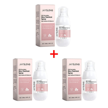 Fast Hair Growth Spray Fermented Rice Water Serum Prevent Thinning Dry Frizzy Repair Refreshing Anti Hair Loss Treatment Product