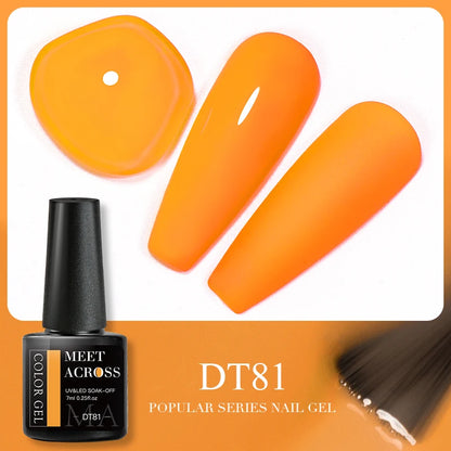 7ML Wine Red Gel Nail Polish Christmas Red Glitter Semi Permanent Varnish Nail Supplies Soak Off UV LED Nail Art Gel Polish DIY