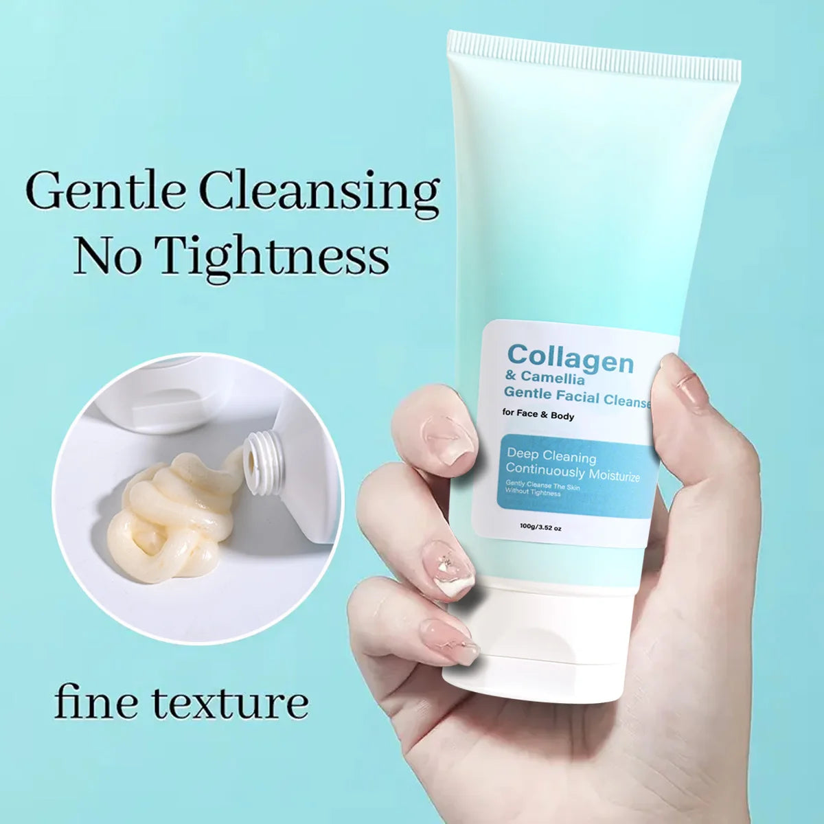 100ml Hot Selling Cleansing Milk Collagen Cleansing Milk Deep Cleansing Oil Repairing Cleansing Milk Moisturizing And Whitening