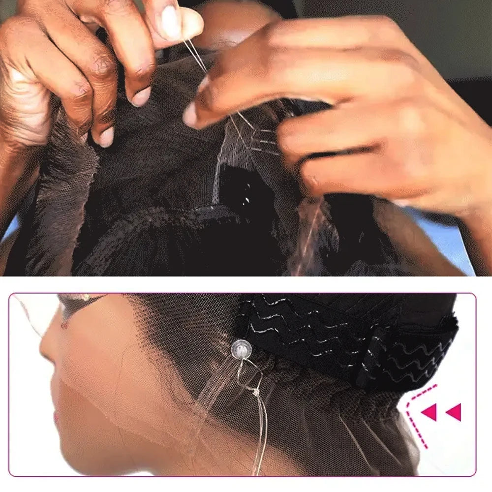 Invisi Strap 360 Hd Full Lace Front Wig Human Hair Upgrade Invisible Strap Pre Cut Water Wave 360 Glueless Human Hair Wigs