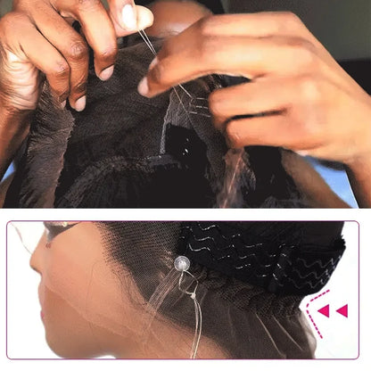 Invisi Strap 360 Hd Full Lace Front Wig Human Hair Upgrade Invisible Strap Pre Cut Water Wave 360 Glueless Human Hair Wigs