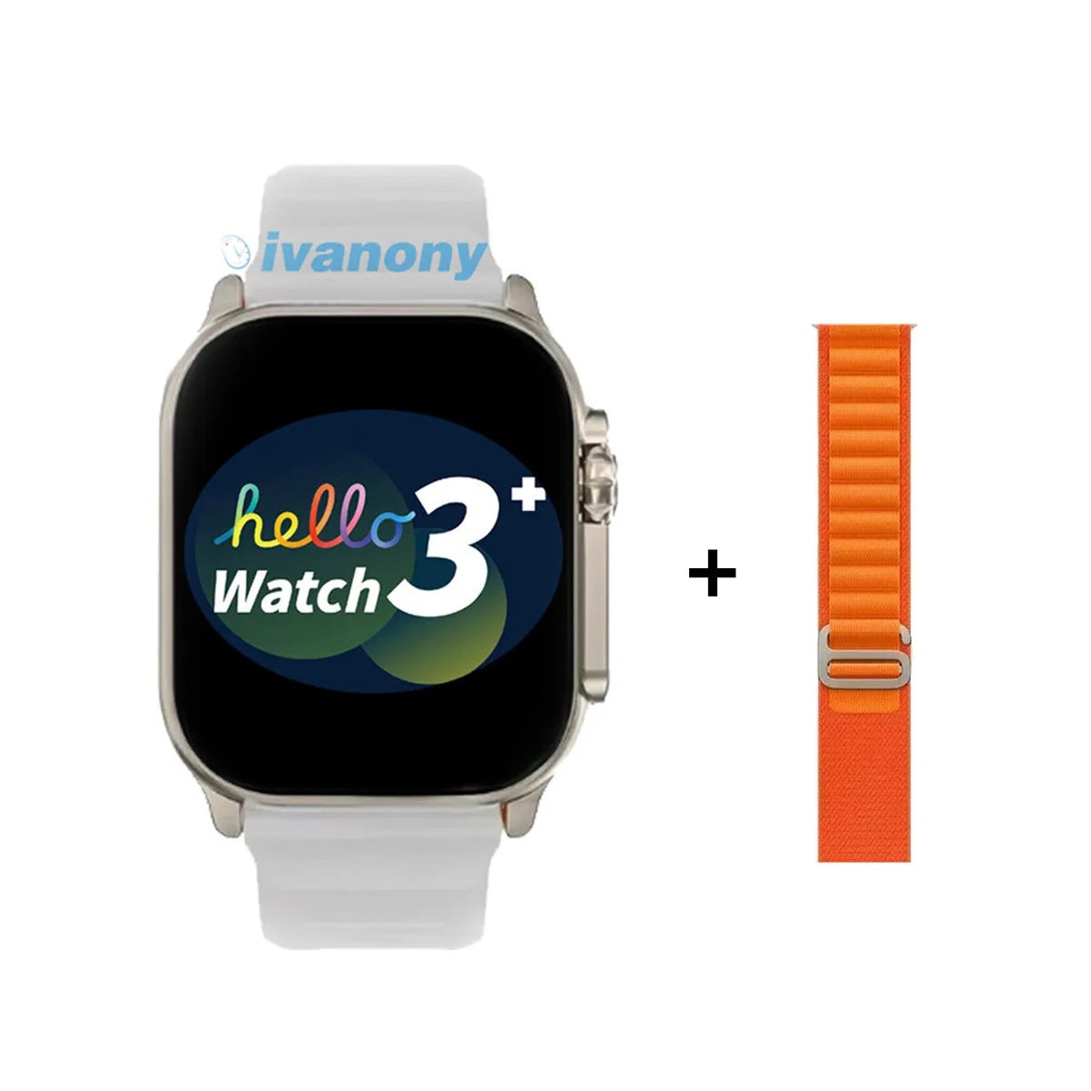 Original Smart Watch Hello 3 Plus Ultra Compass Bluetooth Call Message Notification 4GB/ROM 49mm Amoled Multifunction Smartwatch