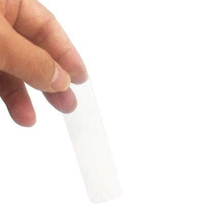 10Pcs Clear Plastic Rectangle Strips for Applying Aloe Vera Gel Tattoo Anesthesia Cream Detail Slides PMU Accessories Suppllies