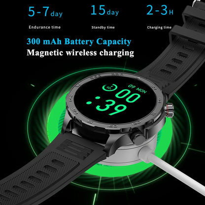 2025 New Smart Watch Watch HD Screen Bluetooth Call GPS Trajectory NFC Heart Rate Compass Outdoor Sports Waterproof SmartWatch