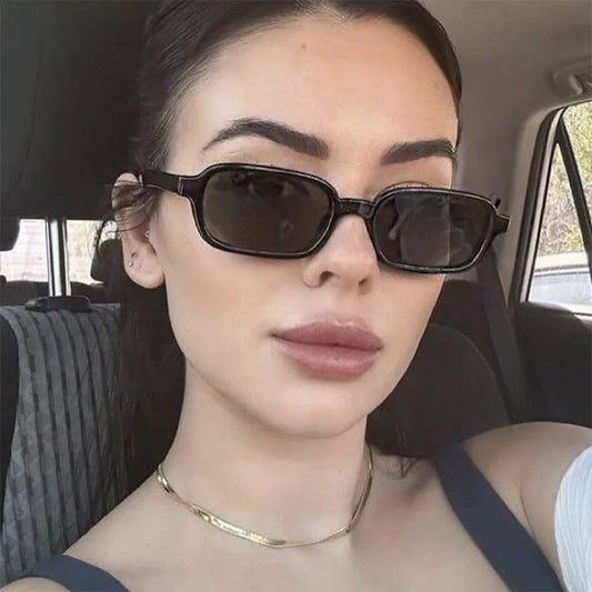 Sexy Small Rectangle Sunglasses 2025 Fashion Women Vintage Brand Designer Sun Glasses Men Shades Female Eyewear UV400