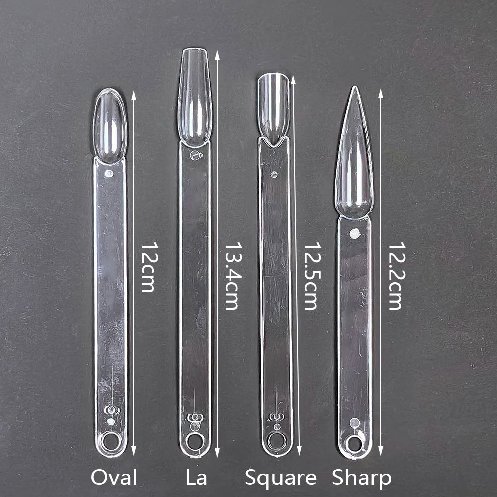 False Nail Tips Nail Swatch Nail Art Display Sticks Acrylic Fan Gel Nail Polish Showing Shelf 30/60 pcs Practice Manicure Tool