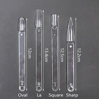 False Nail Tips Nail Swatch Nail Art Display Sticks Acrylic Fan Gel Nail Polish Showing Shelf 30/60 pcs Practice Manicure Tool