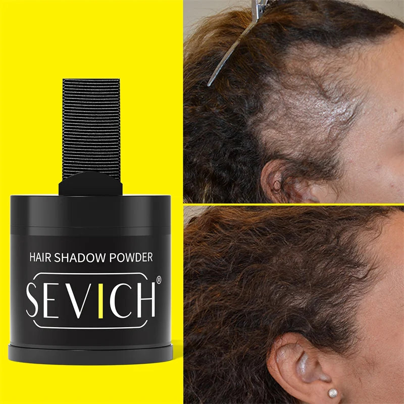 10g SEVICH Hairline Powder Root Cover Up Black Waterproof Hair Shadow Powder Natural Cove Hair Loss Hairline Shadow Conceale