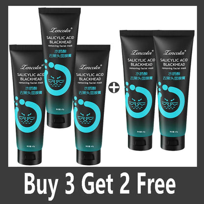 Bamboo Charcoal Fiber Mask Blackhead Removal  Deep Cleansing Cleansing Exfoliating Mask Treatment Black Mask