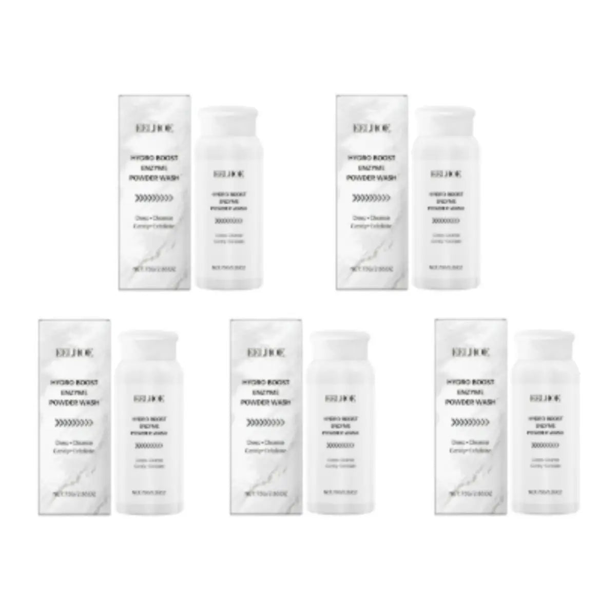 Enzyme Face Powder Wash Skin Oil Control Clean Facial Pores Remove Blackheads Pimples Brighten Skin Tone Long-lasting Freshness