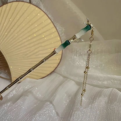 Light Luxury Flower Hairpin For Women Chinese Style Floral Butterfly Tassel Hair Stick Elegant Metal Jewelry Hairpin Hair Clips