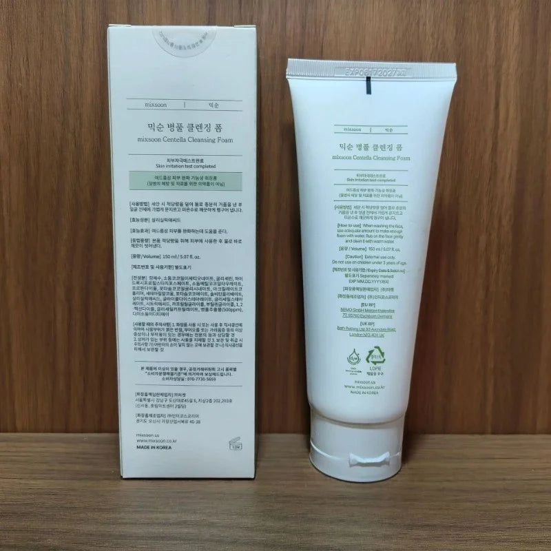 Mixsoon Centella Ashesia Nettoyant Pour Le Visage 150ML, Nettoyage En Profondeur Et Soin Hydratant Doux Pour La Peau