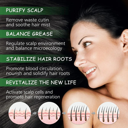 Rosemary Hair Growth Oil Anti-frizz Dandruff Treatment Scalp Damaged Nourishing Anti Hair Loss Serum Pure Rosemary Essential Oil