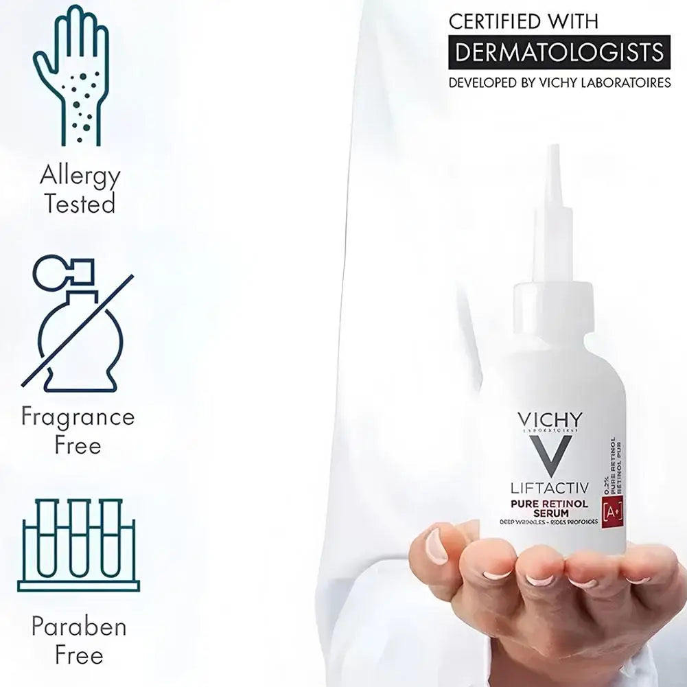 VICHY Vitamin B3 Retinol Essence Anti-Aging Hydrates Skin Retinol Reduces Lines Korea Original Skincare Facial Serum 30ml