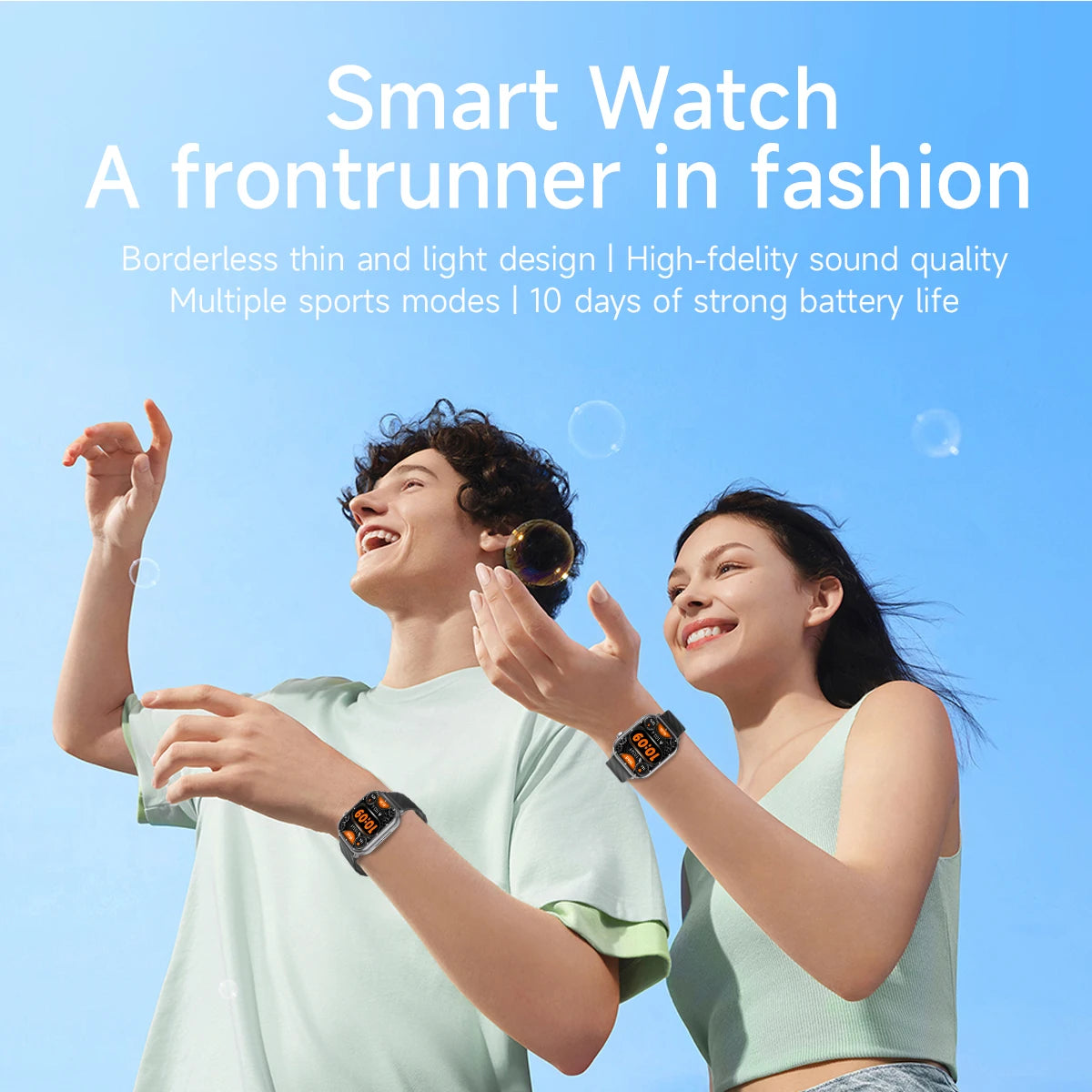 Smart Watch 2025 1.83-inch Screen 1000mAh Large Battery Capacity Bluetooth Calling 100+ Sport Modes Men Women Smartwatch Gifts