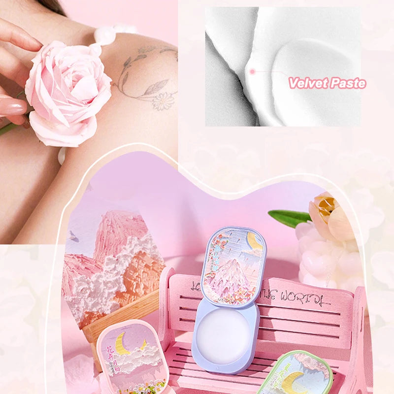 3pcs Solid Perfume Gift Set for Women,Long-Lasting Scented Balm with Jasmine Notes,Tea Fragrance,Idea for Dates Casual Attire