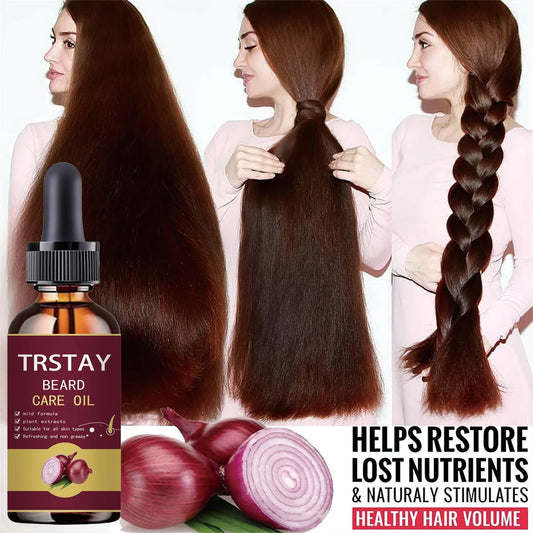 Onion Black Seed Hair Oil Spray for Natural Hair Care and Growth Prevent Hair Loss Biotin Fast Hair Growth