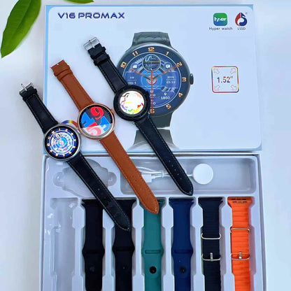 New Waterproof Smart Watch 2025 Heart Rate Multi-Strap Smartwatch Sleep Monitoring Sports Bluetooth Call Men Women Smartwatch