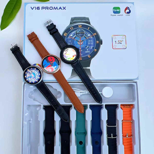 New Waterproof Smart Watch 2025 Heart Rate Multi-Strap Smartwatch Sleep Monitoring Sports Bluetooth Call Men Women Smartwatch