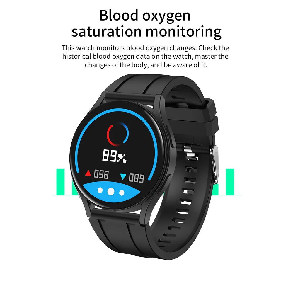 LAXASFIT Smart Watch Full Touch Screen Sport Fitness Watches BT Call Digital Smart Watch Wristwatch For Men Women Gift 2024 New