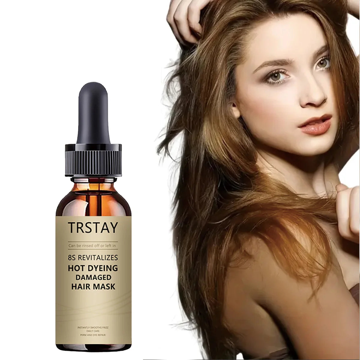 TRSTAY Hair Mask for Repairing Damaged Hair after Perming And Dyeing Restoring Healthy And Shiny Hair