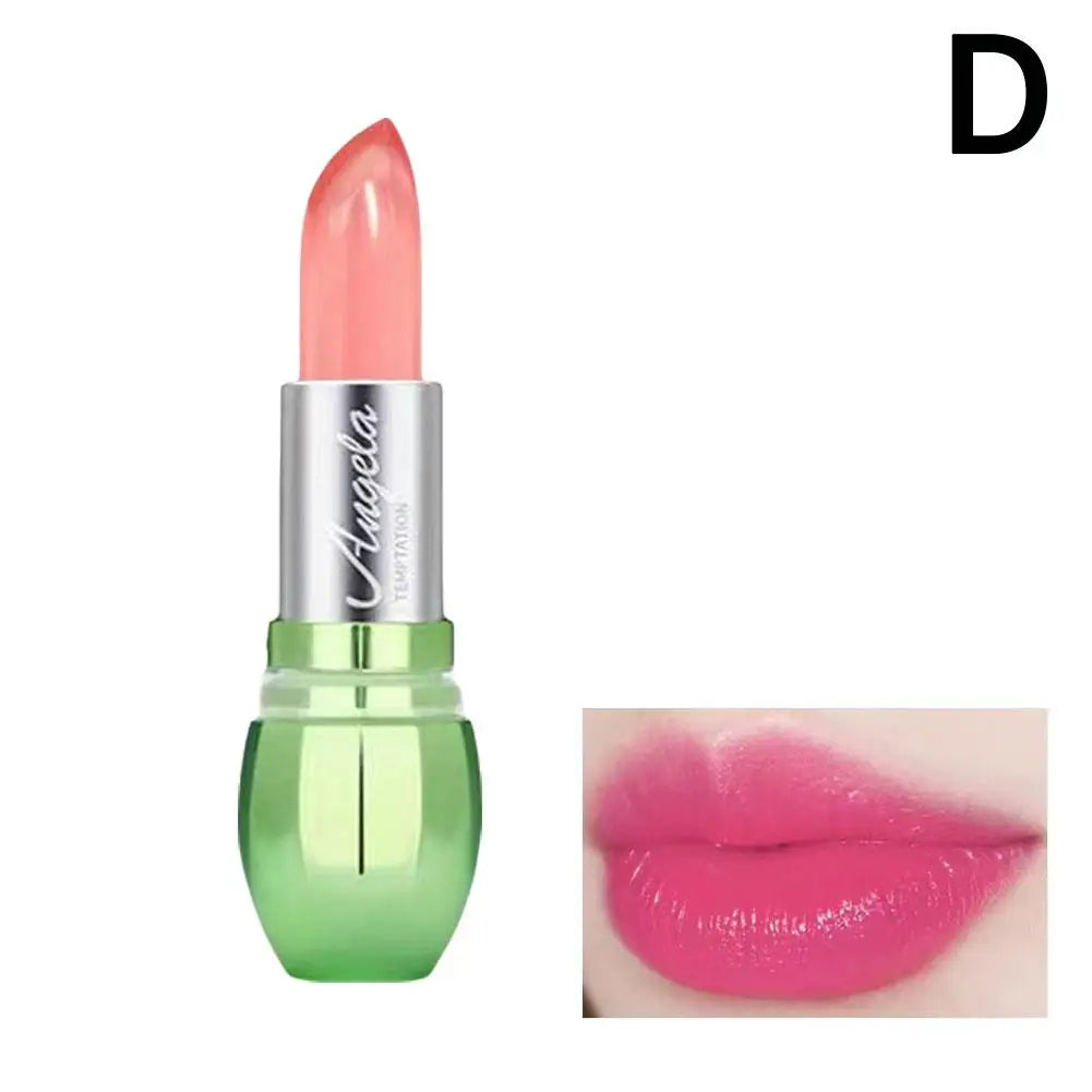Aloe Vera Jelly Color Changing Lipstick Moisturizing Temperature Color Changing Lip Gloss hydrating Crystal Jelly Lipstick