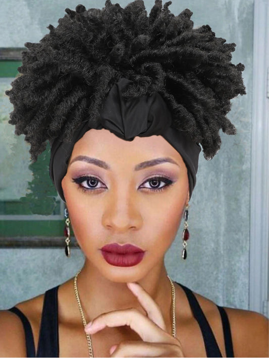 Short Braid Headband for Men and Women Dreamlock African Synthetic Wig Synthetic Hair Short Braid Wig Heat-resistant Wig