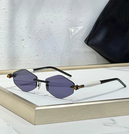 Germany Style Alloy Sunglasses Diomand Acetate Maske P60 Classical Luxury Designer Brand Solar Uv400 Rimless Sunglasses