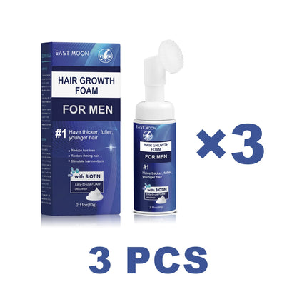 East Moon Natural Hair Growth Foam Thick Hair Care Anti Hair Loss Scalp Care Repair Hair Roots Beauty Health For Men Women