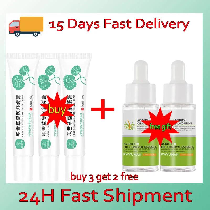 Facial Redness Repair Cream Improve Sensitive Muscles Acne Rosacea Dry&Itchy Skin Moisturizer Lotion Korean skincare products