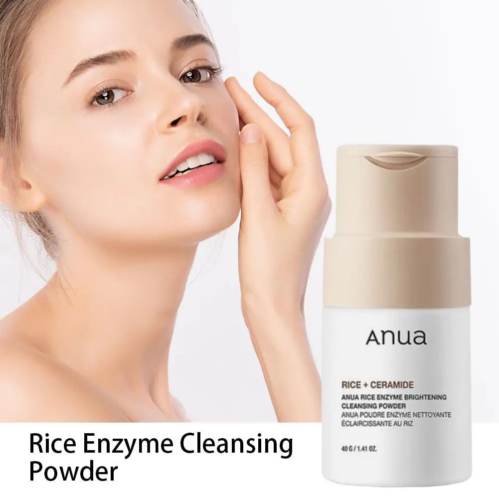 ANUA Rice Enzyme Facial Cleanser 40g Cleansing Soothing Moisturizing Delicate Foam Exfoliating Mild And Sensitive Skincare