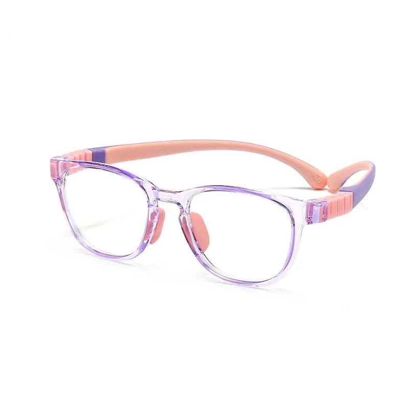 54905 Children Silicone Anti-Blue Light Glasses Flexible Removable Sport Eyeglasses Frame Girls Boys Mobile Phone Glasses