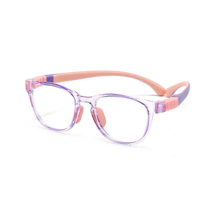 54905 Children Silicone Anti-Blue Light Glasses Flexible Removable Sport Eyeglasses Frame Girls Boys Mobile Phone Glasses