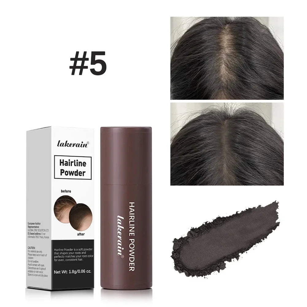Waterproof Hairline & Root Concealer Pen Instant Grey Coverage Easy Blend Powder Stick for Normal Hair Hairline Enhance