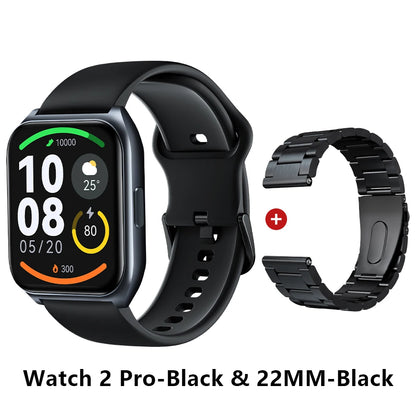 HAYLOU Watch 2 Pro (LS02 Pro) Smartwatch 1.85inch Large Display 100 Workout Modes Smart Watch for Men Heart Rate Monitoring