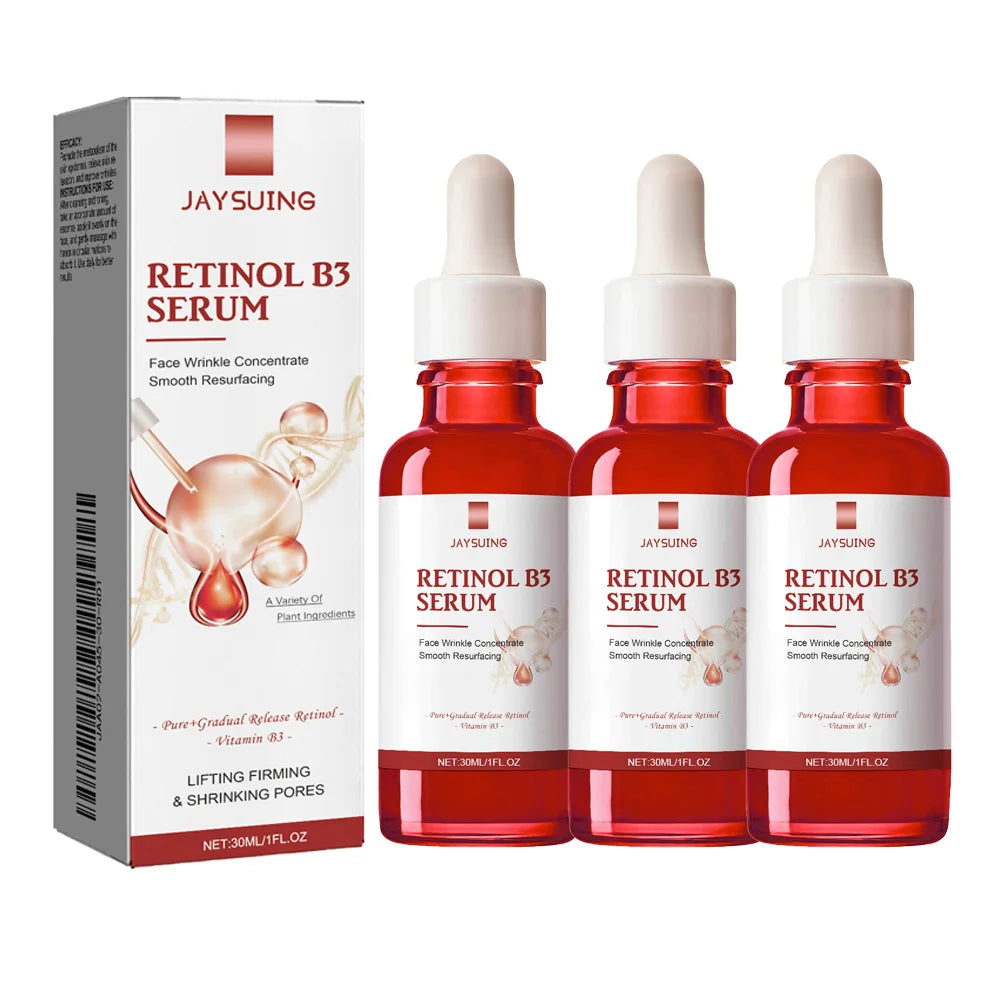 Retinol B3 Face Essence Deep Moisturizing Nourish Younger Fade Fine Line Lifting Firming Repair Smooth Tighten Serum Skin Care