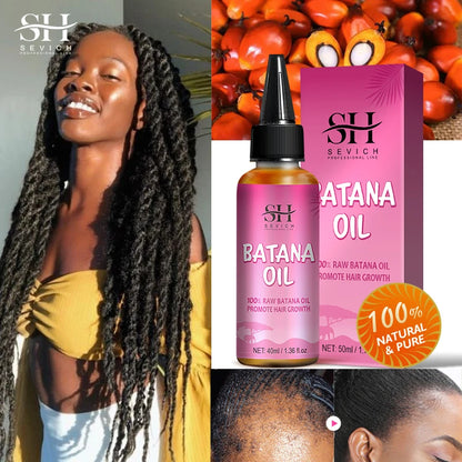 African Batana Oil Serum Hair Loss Hair Regrowth Treatment Serum Fast Repair Baldness Hereditary Postpartum Seborrheic Men Women