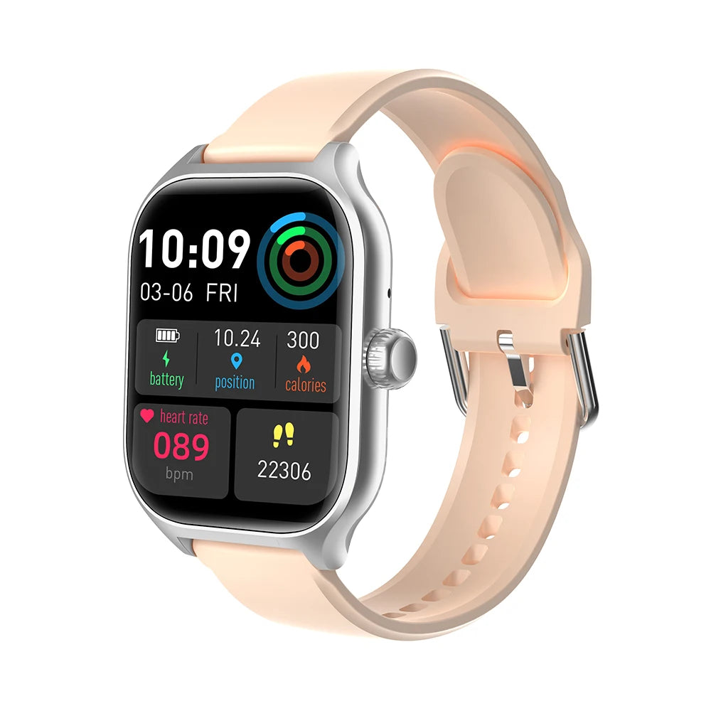 2024 Bluetooth Answer Call Smart Watch Men 1.73 inch Full Touch Fitness Tracker Waterproof Sport Smartwatch Women PK GTS4 Pro