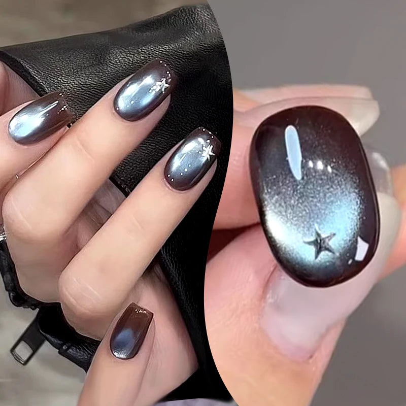 BORN PRETTY 10ml HEMA TPO FREE Mint Chocolate Cat Magnetic Gel Nail Polish Sumer Colored Ultra Shine Soak Off UV Gel Nail Art