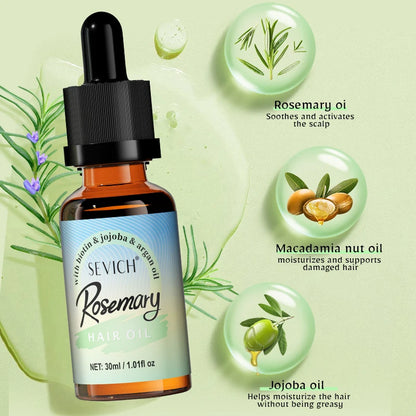 Rosemary Mint oil Scalp Hair Strengthening Hair Growth Essential Nourishing Treatment For Split Ends Dry Organics Hair Care Oil