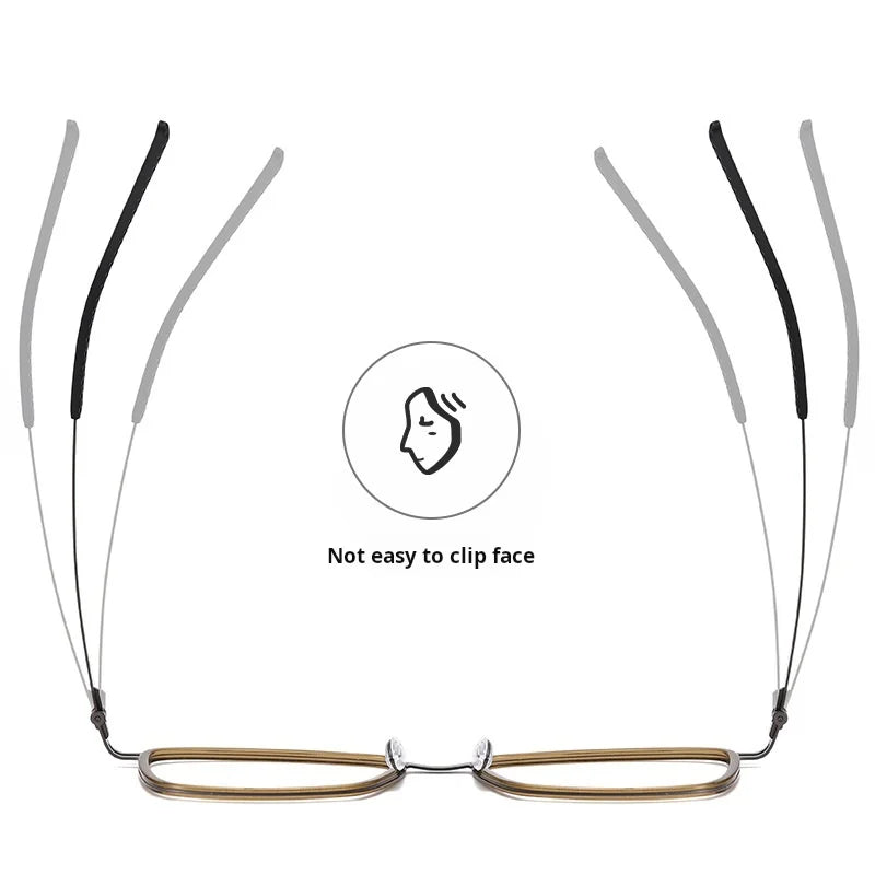 Linde Replica Classic Circular Frame Eyeglasses Prescription Titanium Alloy Eyewear Comfortable Reading Myopia Glasses 698009