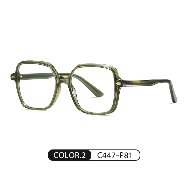 Women Fashion Acetate Blue Light Blocking Computer Glasses Without Degrees Female Square Eyewear Spectacles Frames BC907