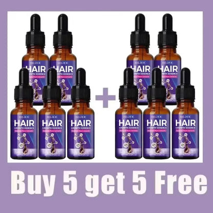 Hair Growth Essential Loss Regrowth Treatment Strengthens Hair Nourishes Scalp Light Weight Non Greasy Improve Scalp Circulation